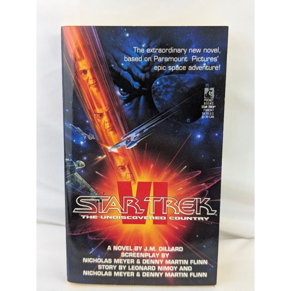 Pocket Books Star Trek VI The Undiscovered Country J.M. Dillard 1st Print 1992